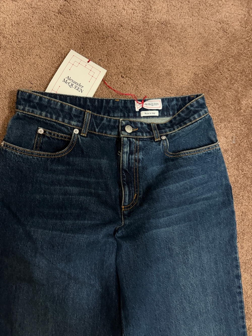 Alexander McQueen brand new woman jeans size 26 - Picture 2 of 7